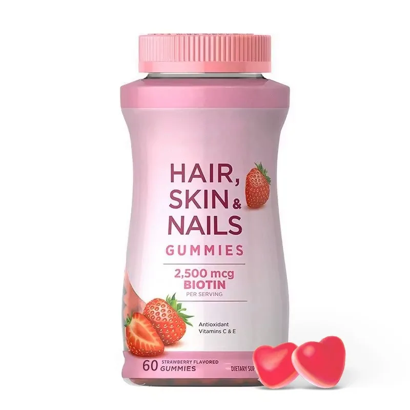 Hair Skin and Nails Gummies 80 Count Pink Color Supports Collagen Production and Healthy Appearance
Hair Skin and Nails Gummies 80 Count Pink Color Supports Collagen Production and Healthy Appearance