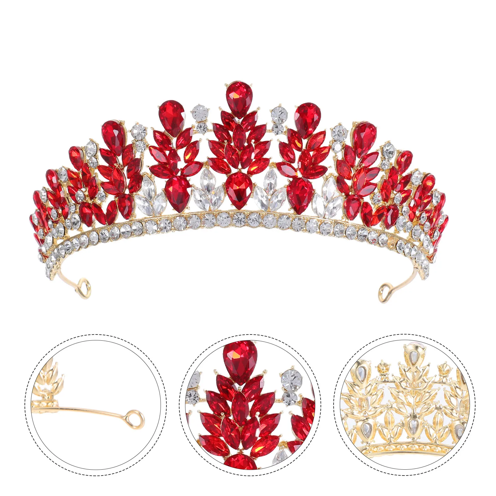 Vintage Baroque Bridal Crown Rhinestone Wedding Tiara Headband Elegant Bride Hair Accessory for Prom Birthday Wedding Pageant
Vintage Baroque Bridal Crown Rhinestone Wedding Tiara Headband Elegant Bride Hair Accessory for Prom Birthday Wedding Pageant