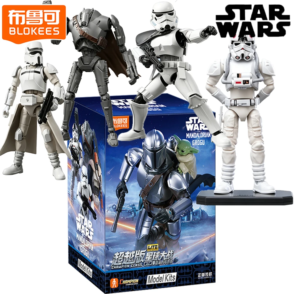 BLOKEES Official Star Wars Blind Box The Mandalorian and Grogu Surprise Figurine Desktop Ornaments Decor Gifts for Collectors
BLOKEES Official Star Wars Blind Box The Mandalorian and Grogu Surprise Figurine Desktop Ornaments Decor Gifts for Collectors