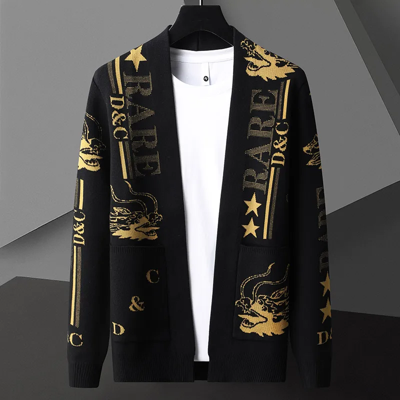 China Top Quality Cashmere Cardigan For Men 2023 Fall Winter Fashion Handsome Thick Warm Knit Sweater Mens Business Brand Jacket
China Top Quality Cashmere Cardigan For Men 2023 Fall Winter Fashion Handsome Thick Warm Knit Sweater Mens Business Brand Jacket