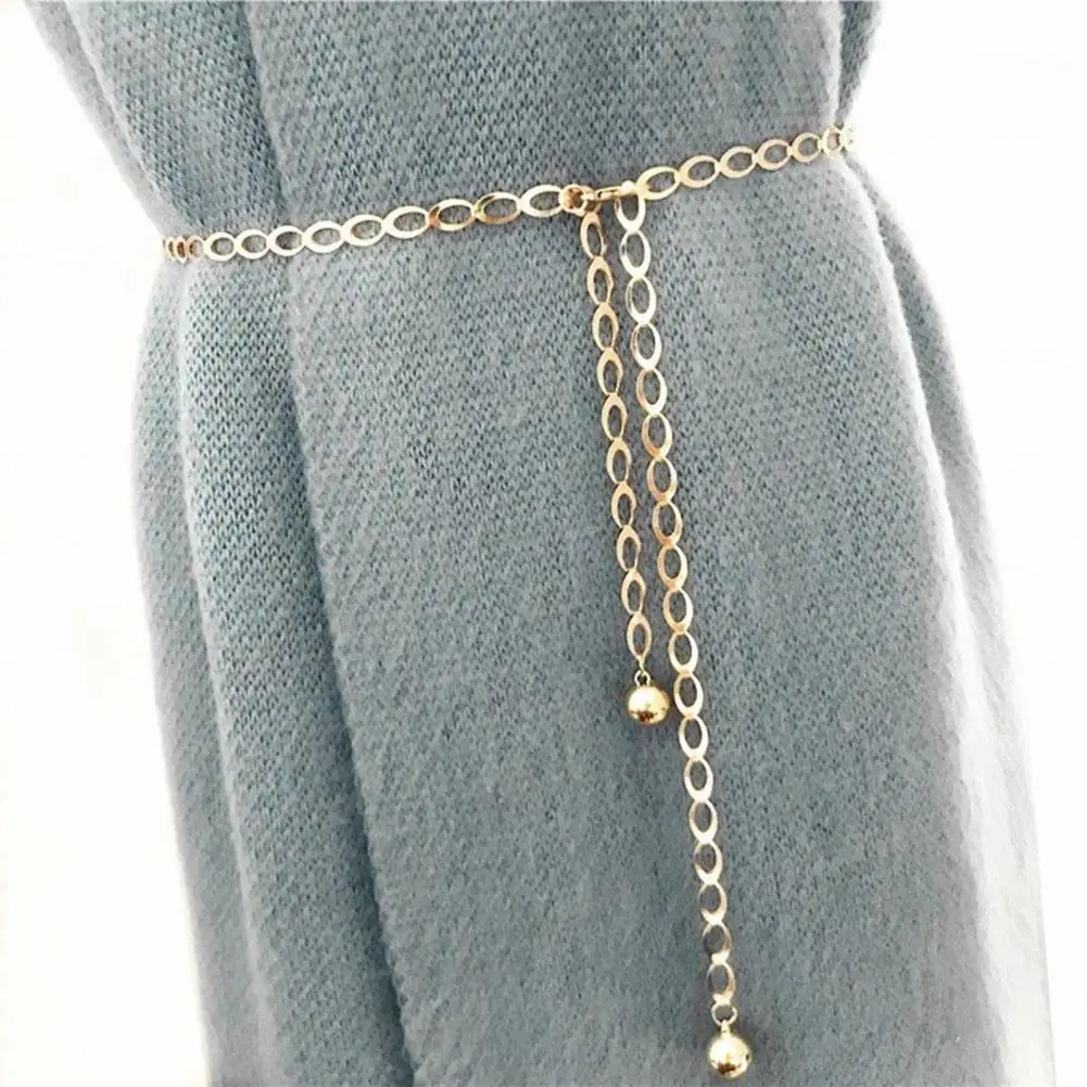 Popular Body Chain Round Pendant Anti-break Waist Chain Elegant Round Metal Women Belt
Popular Body Chain Round Pendant Anti-break Waist Chain Elegant Round Metal Women Belt