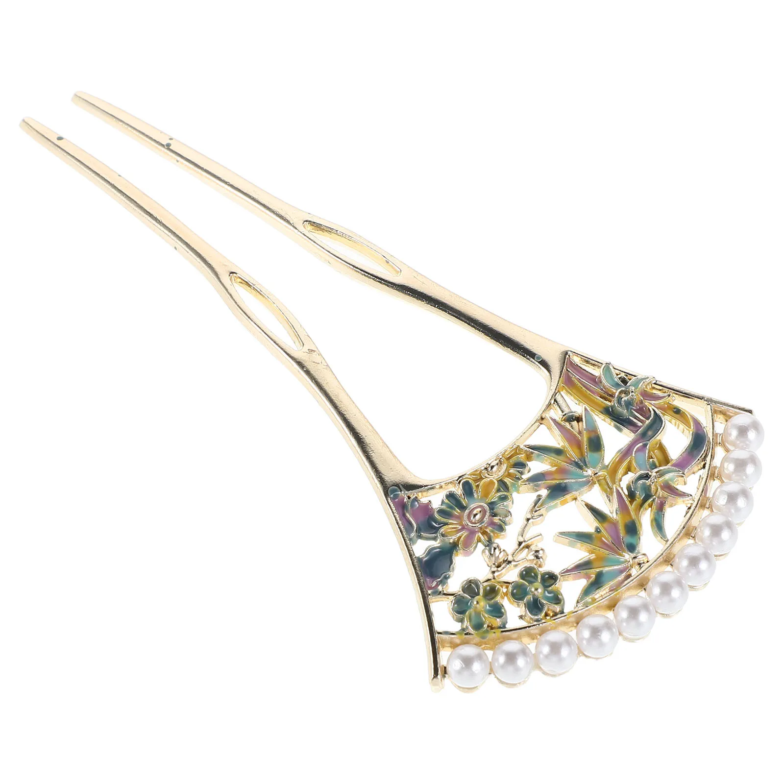 Elegant Metal Fork Chinese Vintage U Shaped Stick With Artificial Pearls Traditional Hair Accessory For Women Formal Occasions
Elegant Metal Fork Chinese Vintage U Shaped Stick With Artificial Pearls Traditional Hair Accessory For Women Formal Occasions