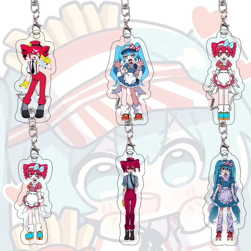 Hatsune Miku Acrylic Keychain Kasane Teto Keyring Mesmerizer Bag Anime Pendant Girl Cartoon Charm Exquisite Festival Gift
Hatsune Miku Acrylic Keychain Kasane Teto Keyring Mesmerizer Bag Anime Pendant Girl Cartoon Charm Exquisite Festival Gift