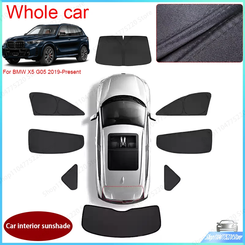 Car Black Windows Privacy Sunshade For BMW X5 G05 2019-Present Anti-UV Heat Insulation Protect Cover Interior Accessories
Car Black Windows Privacy Sunshade For BMW X5 G05 2019-Present Anti-UV Heat Insulation Protect Cover Interior Accessories