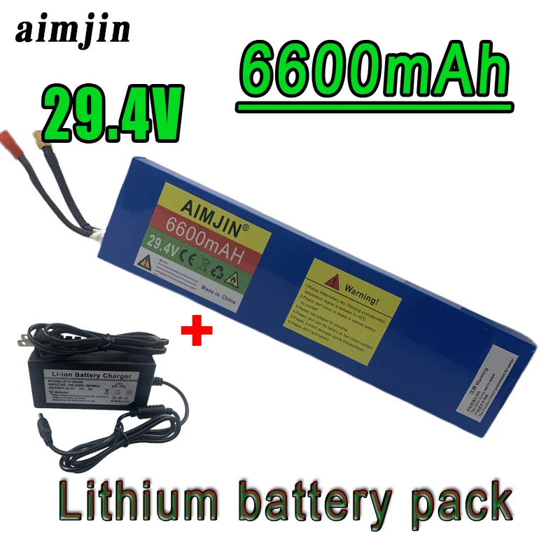 29.4V 6600mAh Ebike Battery Pack 18650 Lithium Ion Battery High Power And Large Capacity Motorcycle Scooter Battery
29.4V 6600mAh Ebike Battery Pack 18650 Lithium Ion Battery High Power And Large Capacity Motorcycle Scooter Battery