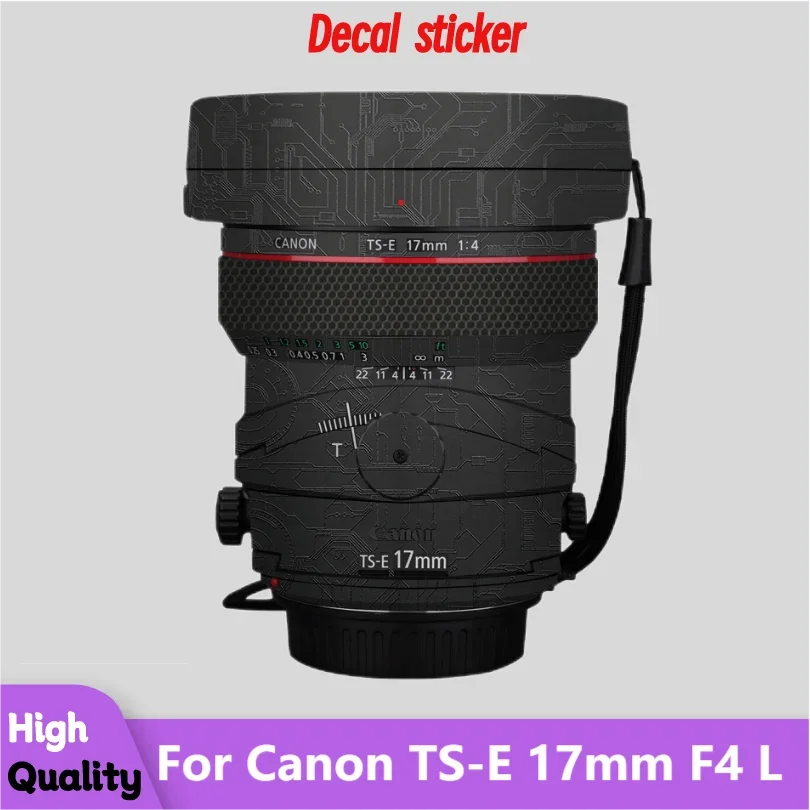 Для Canon TS-E 17 мм F4 объектив наклейка на корпус защитная наклейка на кожу виниловая пленка защитное покрытие от царапин
Для Canon TS-E 17 мм F4 объектив наклейка на корпус защитная наклейка на кожу виниловая пленка защитное покрытие от царапин