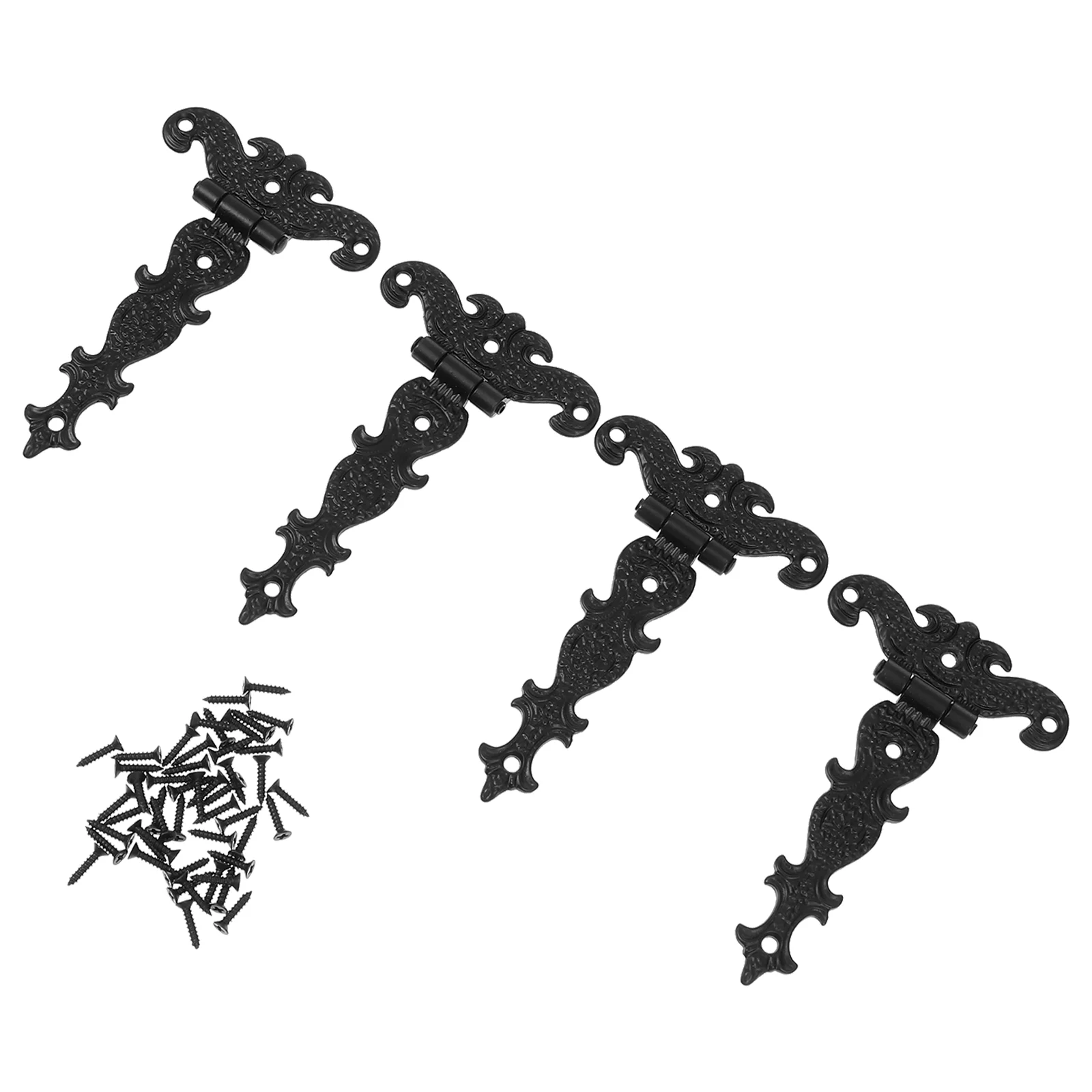 4 Pcs Vintage Hinge Accessory Ornaments Durable Decorative Zinc Alloy European Style
4 Pcs Vintage Hinge Accessory Ornaments Durable Decorative Zinc Alloy European Style