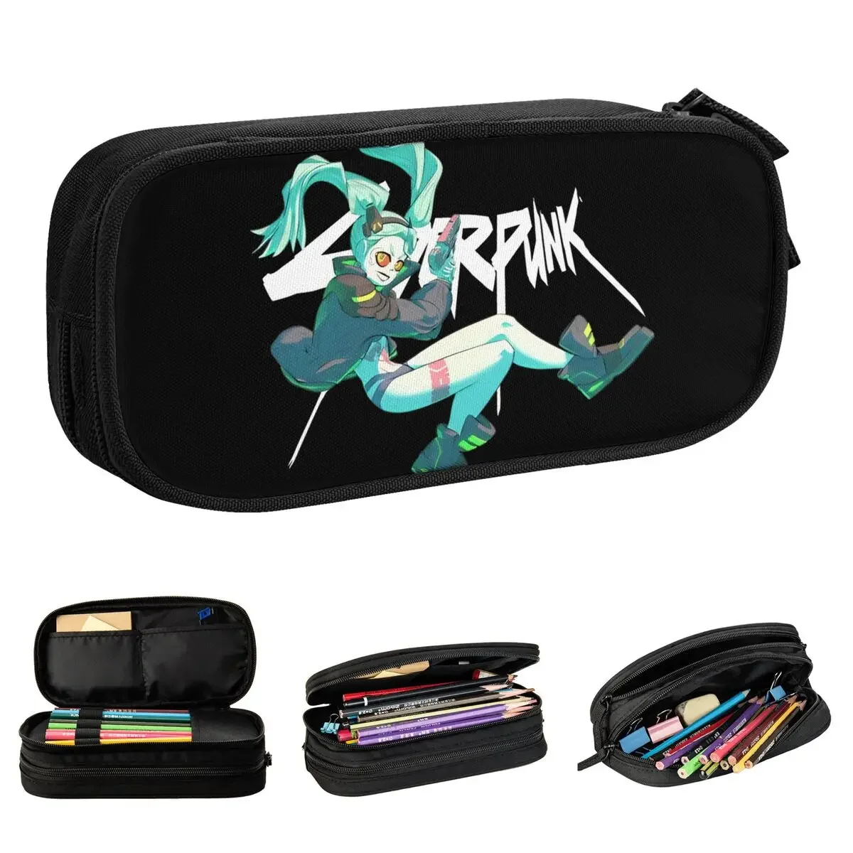 Fashion Reebecca Anime Cyber Edgerunner Pencil Cases Punk Pencil Box Pen for Student Big Capacity Bag School Zipper Stationery
Fashion Reebecca Anime Cyber Edgerunner Pencil Cases Punk Pencil Box Pen for Student Big Capacity Bag School Zipper Stationery