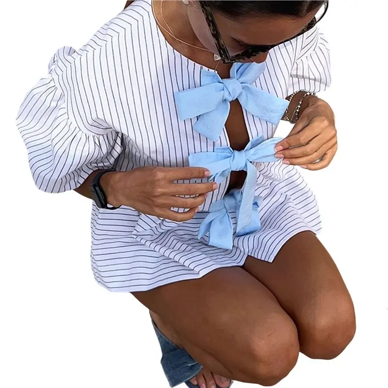 CYL-Short Sets Women 2 Piece Outfits Going Out Matching Clothes Cute Striped Tie Front Tops
CYL-Short Sets Women 2 Piece Outfits Going Out Matching Clothes Cute Striped Tie Front Tops