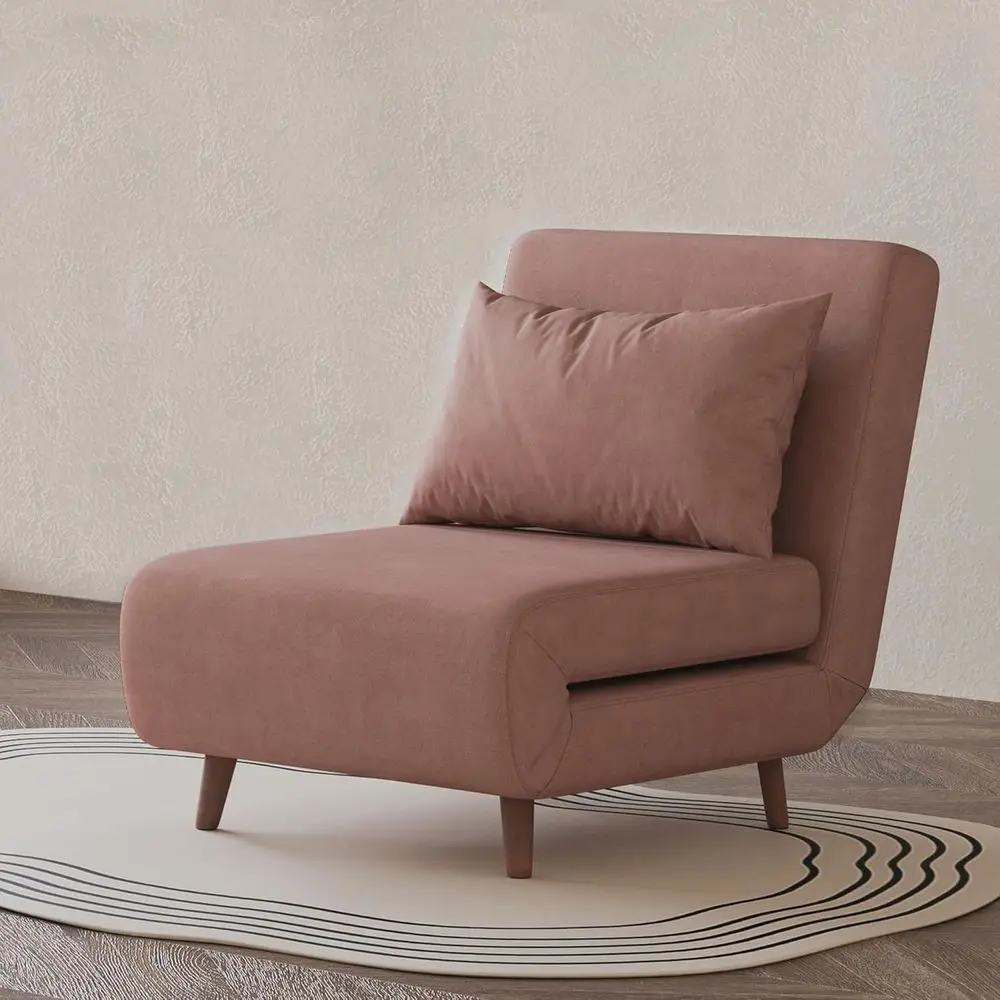 3-in-1 Convertible Sleeper Chair: Single Sofa Bed for Adults, Twin Lounger, Velvet Blush (31.9W)
3-in-1 Convertible Sleeper Chair: Single Sofa Bed for Adults, Twin Lounger, Velvet Blush (31.9W)