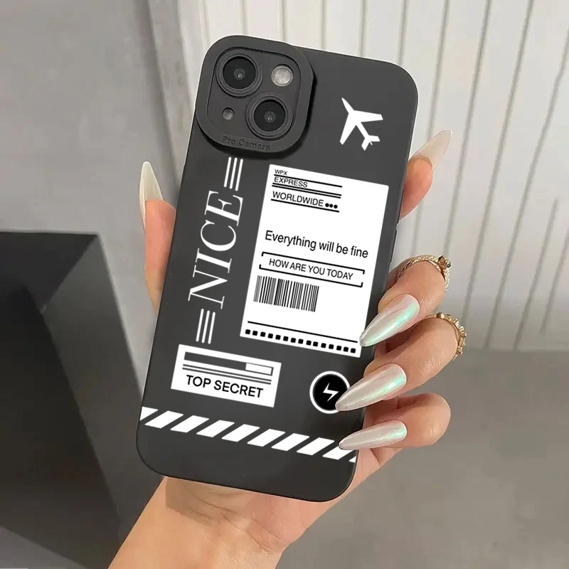 Tourist Airplane Label Phone Case For iPhone 13 11 12 14 15 16 Pro Max XS X XR 7 8 Plus SE 2022 Shockproof Silicone Bumper Cover
Tourist Airplane Label Phone Case For iPhone 13 11 12 14 15 16 Pro Max XS X XR 7 8 Plus SE 2022 Shockproof Silicone Bumper Cover