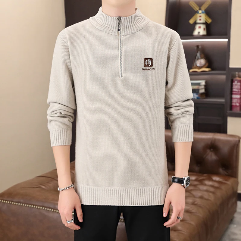 Thickened Hoodie Sweatshirt Men's Casual Base Shirt Autumn Winter New Fashion Brand Half Zipper Fleece Warmth Youth Streetwear
Thickened Hoodie Sweatshirt Men's Casual Base Shirt Autumn Winter New Fashion Brand Half Zipper Fleece Warmth Youth Streetwear