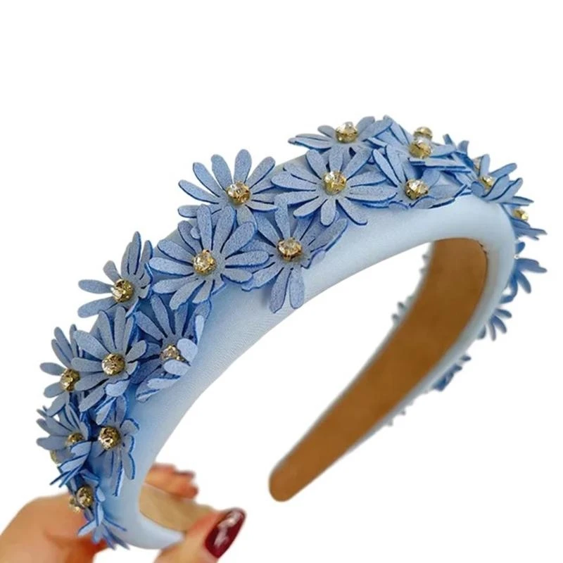 Q39C Fabric Flower Headband for Women Nonslip HighSkull Headband Flower Hairband Girl Hairhoop Lady Hair Ornaments
Q39C Fabric Flower Headband for Women Nonslip HighSkull Headband Flower Hairband Girl Hairhoop Lady Hair Ornaments