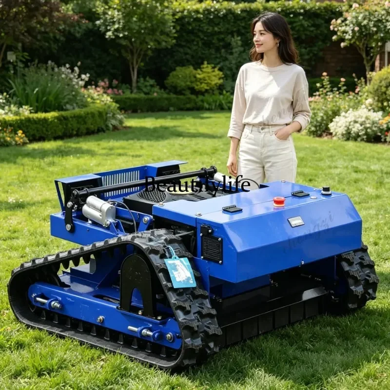 f182 Customized Remote-Controlled Lawn Mower, 550mm Track Lawn Mover, Wireless Remote Control Mower,60°climbing Grass Cutter
f182 Customized Remote-Controlled Lawn Mower, 550mm Track Lawn Mover, Wireless Remote Control Mower,60°climbing Grass Cutter