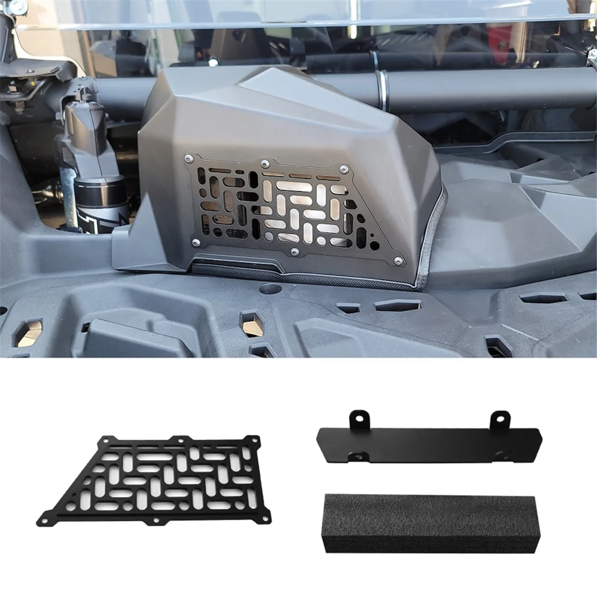 Noise Reduction Kit Air Clutch Intake Relocation Kit for Can Am Maverick X3 Max Turbo R RR XRC XRS 2017-2024
Noise Reduction Kit Air Clutch Intake Relocation Kit for Can Am Maverick X3 Max Turbo R RR XRC XRS 2017-2024