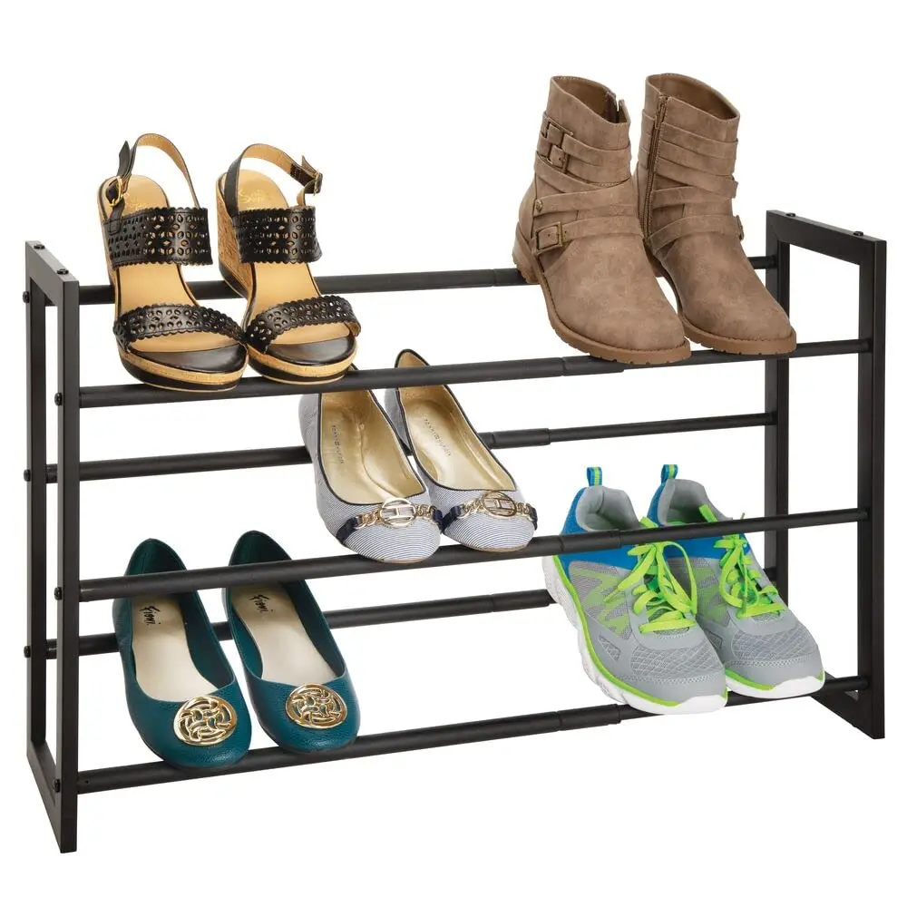 Metal 3 Tier Adjustable Expandable Shoe Rack Space Saving Vertical Storage For Closet Entryway
Metal 3 Tier Adjustable Expandable Shoe Rack Space Saving Vertical Storage For Closet Entryway