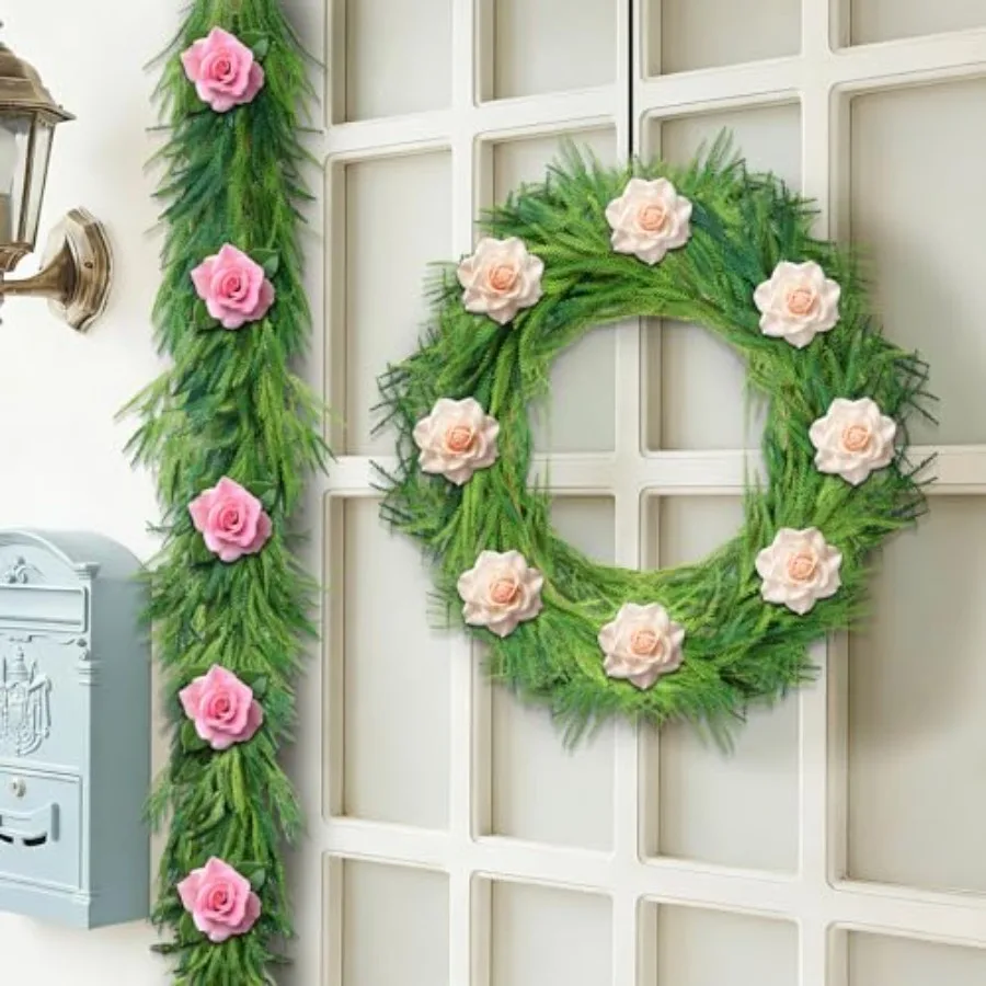 Real Touch Norfolk Pine Wedding Garland - 12Feet Soft Artificial Greenery for Wedding Arch, Lush Table Runner Garland for Recep
Real Touch Norfolk Pine Wedding Garland - 12Feet Soft Artificial Greenery for Wedding Arch, Lush Table Runner Garland for Recep