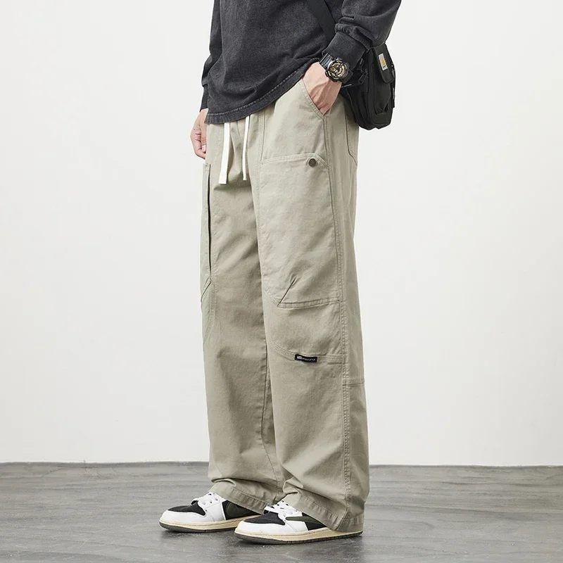Men Trousers Neutral Loose Casual Cotton Outdoor Fashion Pant Big Size 8xl Autumn New Straight Casual Pants Wide Leg Cargo Pants
Men Trousers Neutral Loose Casual Cotton Outdoor Fashion Pant Big Size 8xl Autumn New Straight Casual Pants Wide Leg Cargo Pants