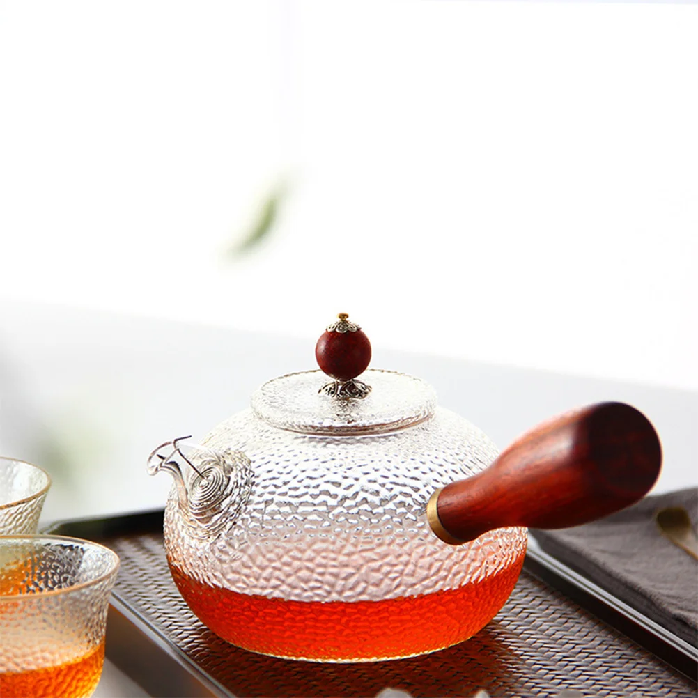 335Ml Glass Tea Pot Wooden Handle Hammer Texture Chinese Style Brewer For Home Office Outdoor Use Glass Teapot Water Jar Kitchen
335Ml Glass Tea Pot Wooden Handle Hammer Texture Chinese Style Brewer For Home Office Outdoor Use Glass Teapot Water Jar Kitchen