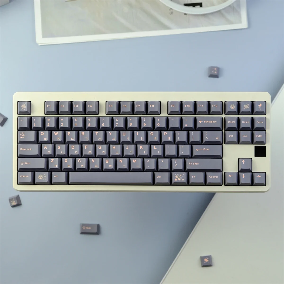 Owl, Korean keycap PBT original height, thermal sublimation, suitable for mechanical keyboard, customized
Owl, Korean keycap PBT original height, thermal sublimation, suitable for mechanical keyboard, customized
