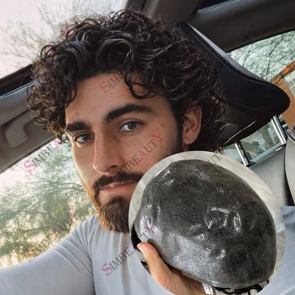 Undetectable 20mm Natural Curly Man's Human Hair Wigs Brown Grey Black Men's Toupee Virgin Human Hair Bladness System Prosthesis
Undetectable 20mm Natural Curly Man's Human Hair Wigs Brown Grey Black Men's Toupee Virgin Human Hair Bladness System Prosthesis