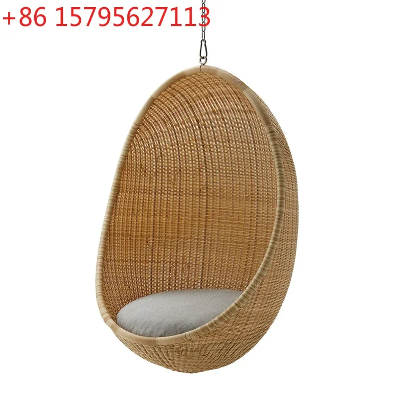 Подвесное кресло-кокон в форме яйца из ротанга, водонепроницаемое, для улицы и дома, для балкона
Подвесное кресло-кокон в форме яйца из ротанга, водонепроницаемое, для улицы и дома, для балкона