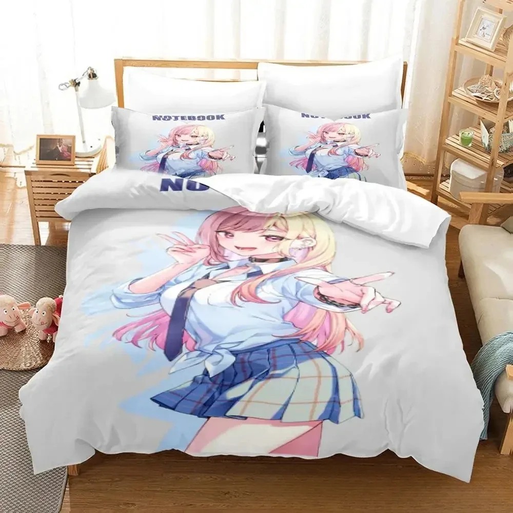 Anime My Dress-Up Darling Bedding Set Single Twin Full Queen King Size Bed Set Adult Kid Bedroom Duvet cover Sets Home Textiles
Anime My Dress-Up Darling Bedding Set Single Twin Full Queen King Size Bed Set Adult Kid Bedroom Duvet cover Sets Home Textiles