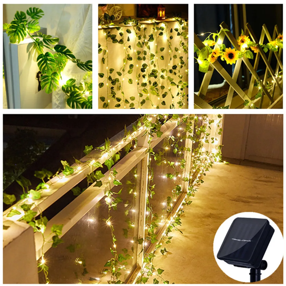 2/5/10M Solar Light Leaf Outdoor Holiday Light Garland for Garden Decoration Christmas Halloween Wedding Ramadan Decor
2/5/10M Solar Light Leaf Outdoor Holiday Light Garland for Garden Decoration Christmas Halloween Wedding Ramadan Decor