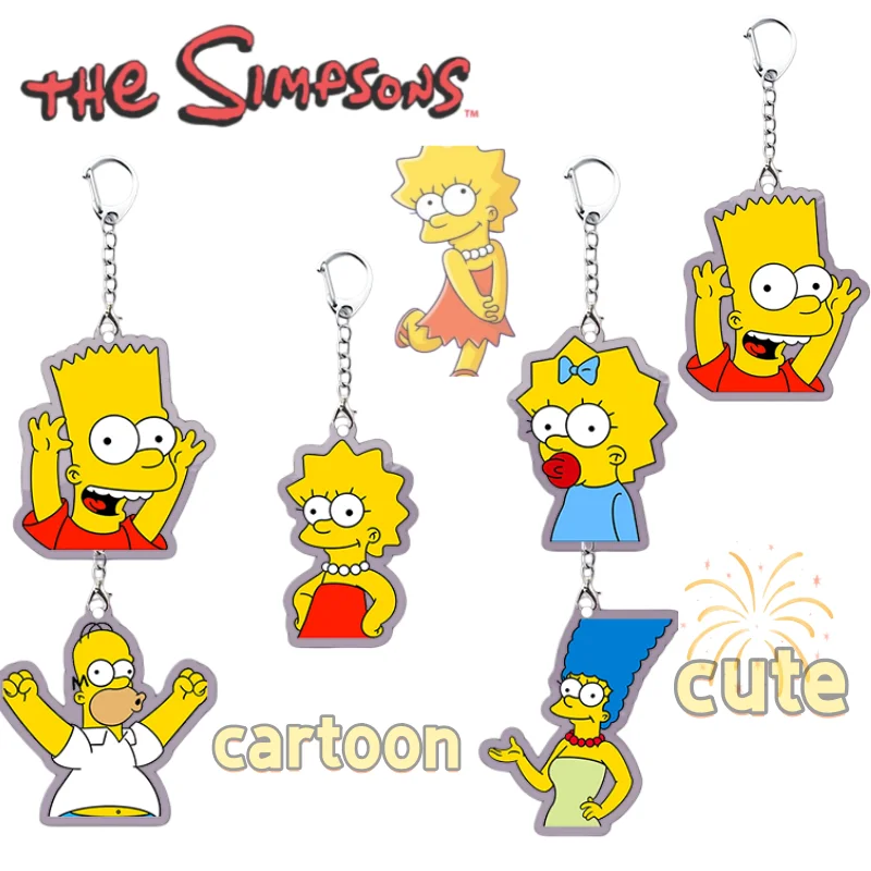 The Simpsons keychain cartoon cute creative high aesthetic value portable Lisa and Homer Simpson couple backpack pendant Gift
The Simpsons keychain cartoon cute creative high aesthetic value portable Lisa and Homer Simpson couple backpack pendant Gift
