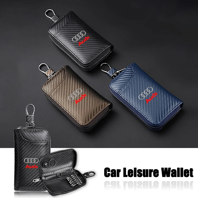 Carbon Fiber Multifunction Car Keychain Key Bag Anti-loss Wallet For Audi A1 A3 A4 A5 A6 A7 A8 S3 S5 S6 RS3 RS4 RS5 RS6 Q3 Q5 Q7
Carbon Fiber Multifunction Car Keychain Key Bag Anti-loss Wallet For Audi A1 A3 A4 A5 A6 A7 A8 S3 S5 S6 RS3 RS4 RS5 RS6 Q3 Q5 Q7
