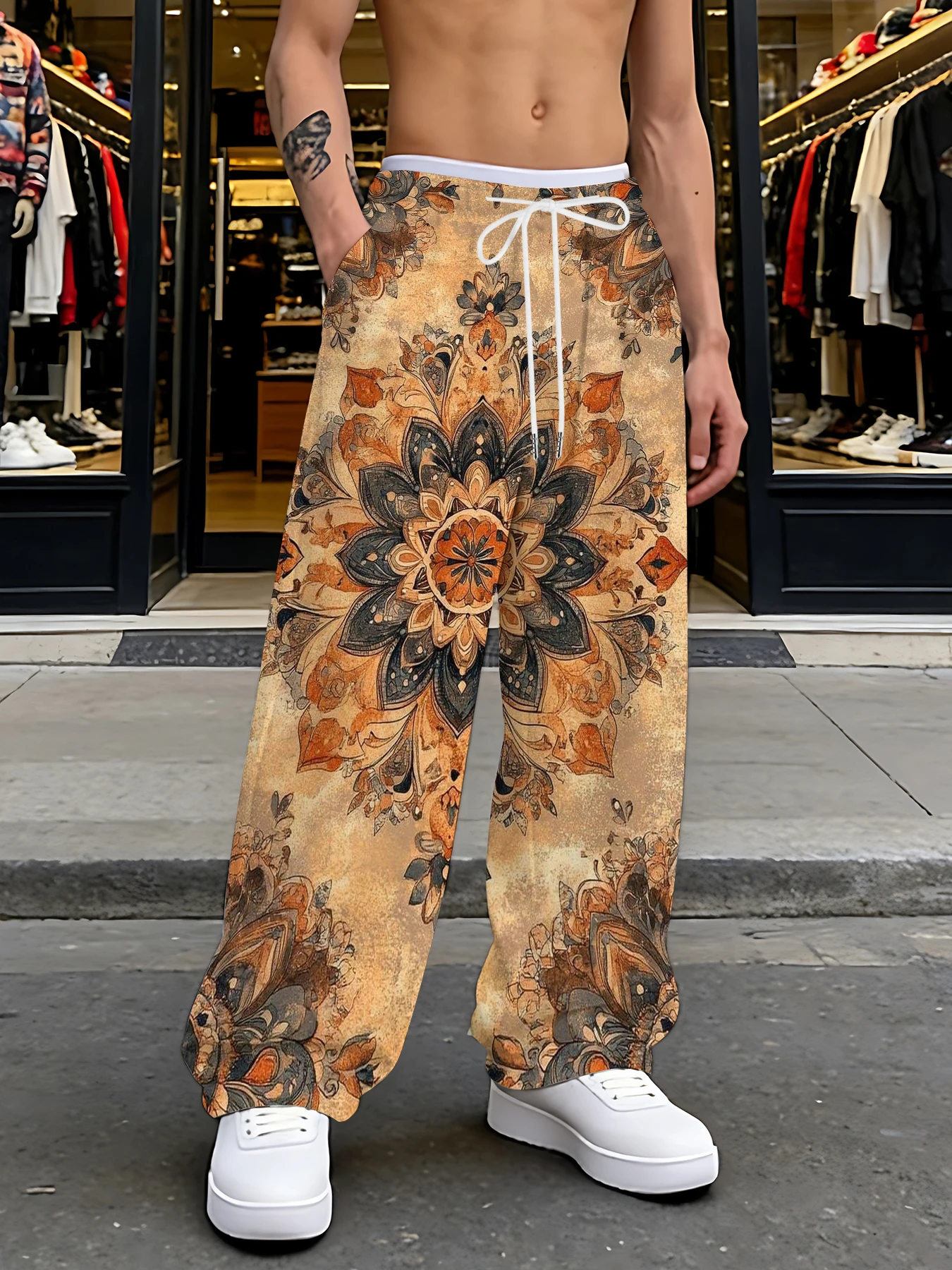 Wrinkle-Resistant King! Polyester Maxi-Print Straight Pants - Perfect for All Seasons!
Wrinkle-Resistant King! Polyester Maxi-Print Straight Pants - Perfect for All Seasons!