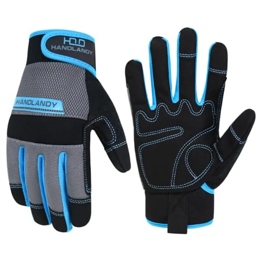 Work Gloves Men and Women, Utility Mechanic Working Gloves Touch Screen, Flexible Breathable Yard Work Gloves,Grey
Work Gloves Men and Women, Utility Mechanic Working Gloves Touch Screen, Flexible Breathable Yard Work Gloves,Grey