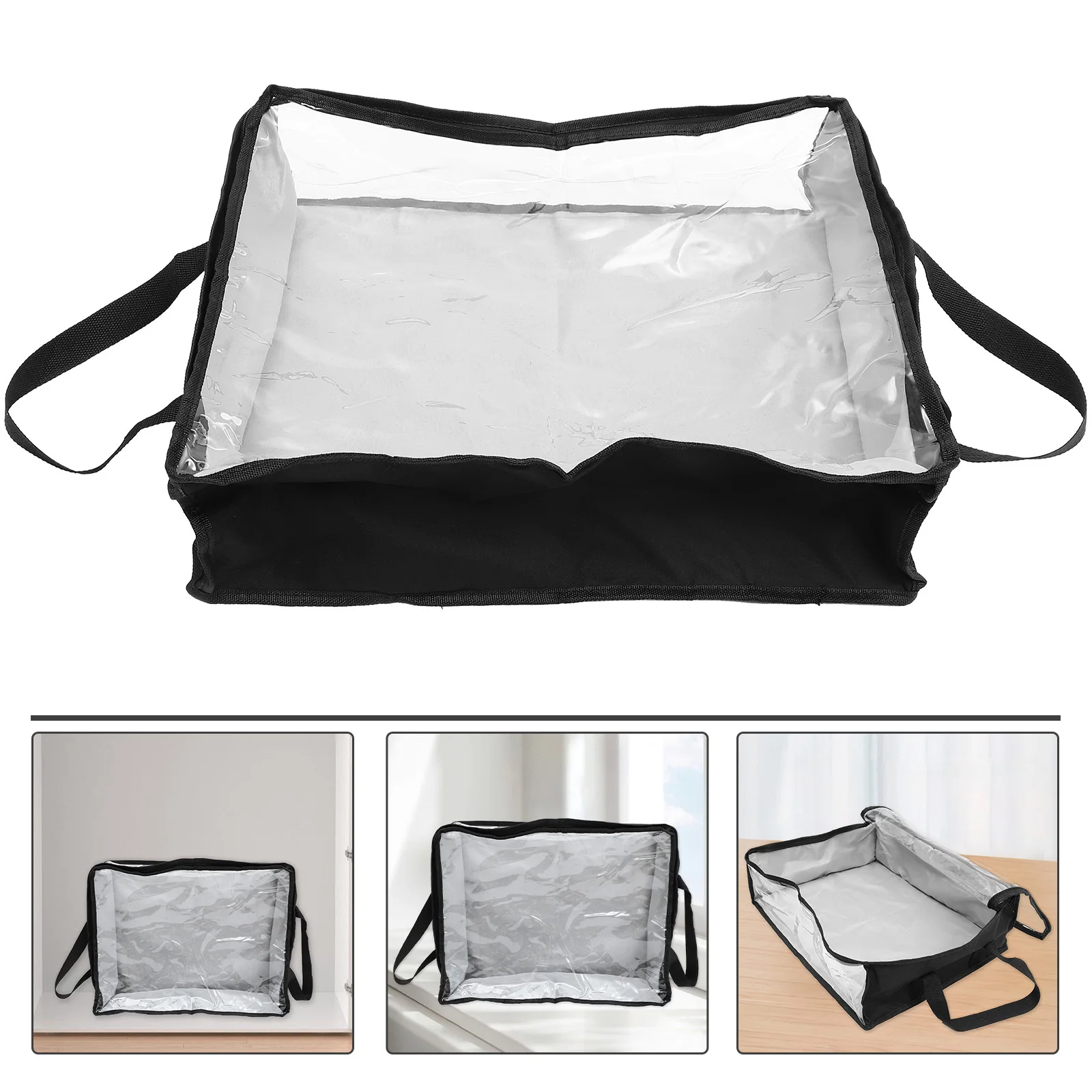 Large Clear Hat Storage Bag Oxford Cloth Foldable Portable Zippered Organizer with Handles for Baseball Caps Home Dorm Use
Large Clear Hat Storage Bag Oxford Cloth Foldable Portable Zippered Organizer with Handles for Baseball Caps Home Dorm Use