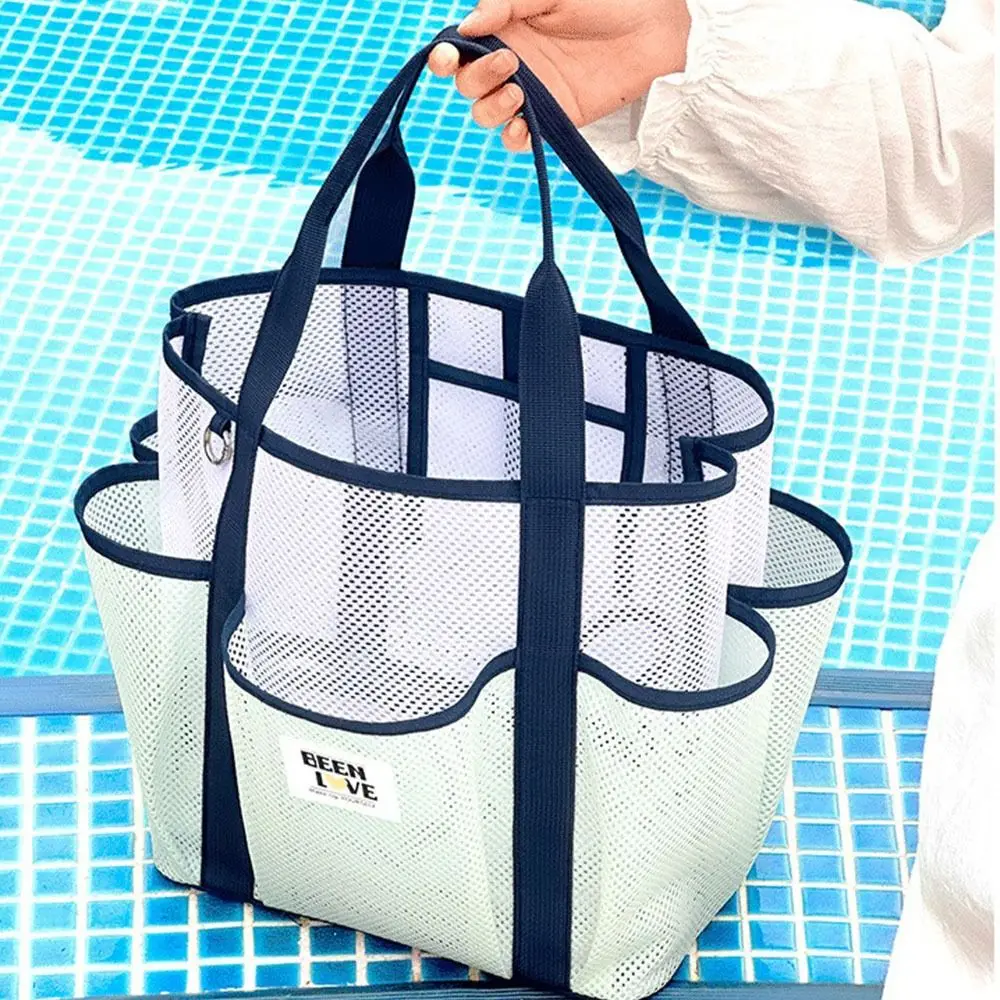 Breathable Handheld Mesh Beach Bag Large Capacity Portable Swimming Handbag Foldable INS Travel Shoulder Bag Sand Toy Organizer
Breathable Handheld Mesh Beach Bag Large Capacity Portable Swimming Handbag Foldable INS Travel Shoulder Bag Sand Toy Organizer