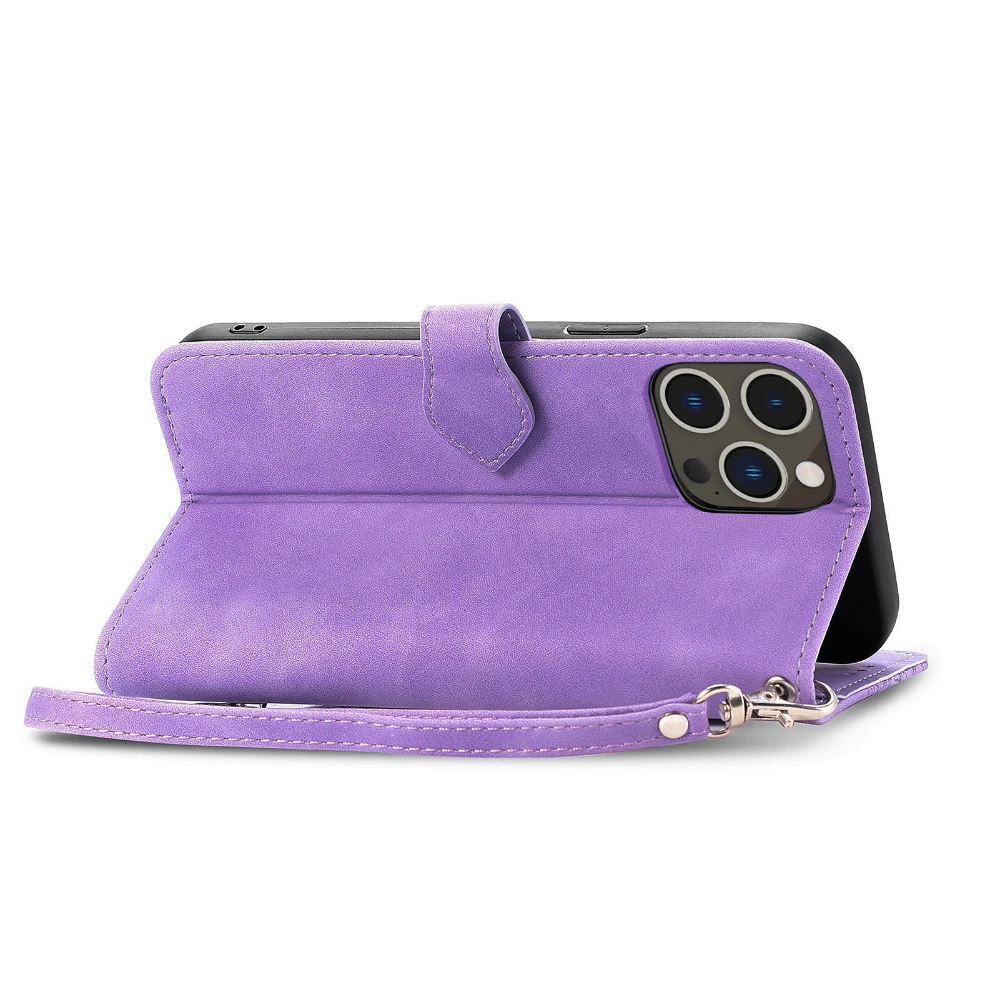 Wallet Flip Case for iPhone 16 15 Pro Max 14 Plus 12 Mini 11 13 Pro 16e 16Pro Leather Card Slots Zipper Cover With Lanyard LA06
Wallet Flip Case for iPhone 16 15 Pro Max 14 Plus 12 Mini 11 13 Pro 16e 16Pro Leather Card Slots Zipper Cover With Lanyard LA06