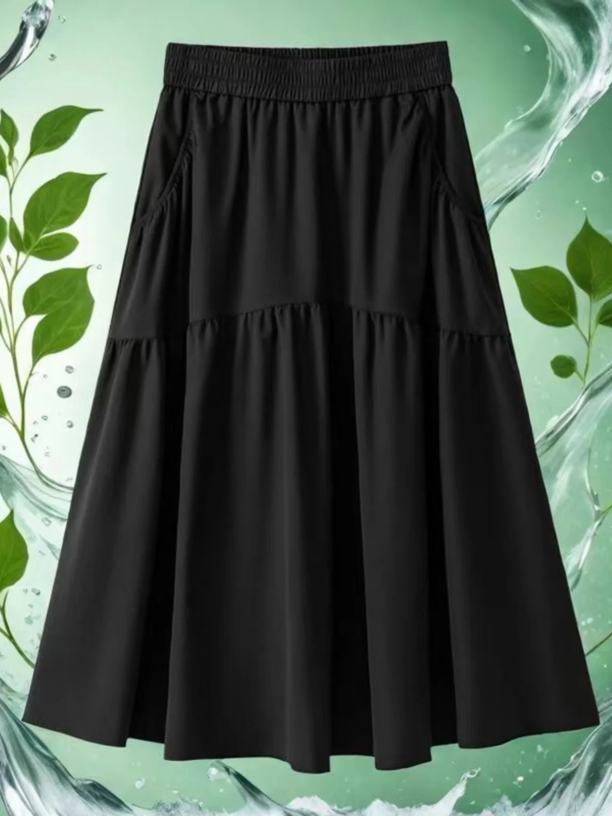 Ice Silk Half Skirt Summer Thin Versatile plus Size 2026 New High Waist Slimming Casual Wide Hem Drapey Midi Skirt
Ice Silk Half Skirt Summer Thin Versatile plus Size 2026 New High Waist Slimming Casual Wide Hem Drapey Midi Skirt
