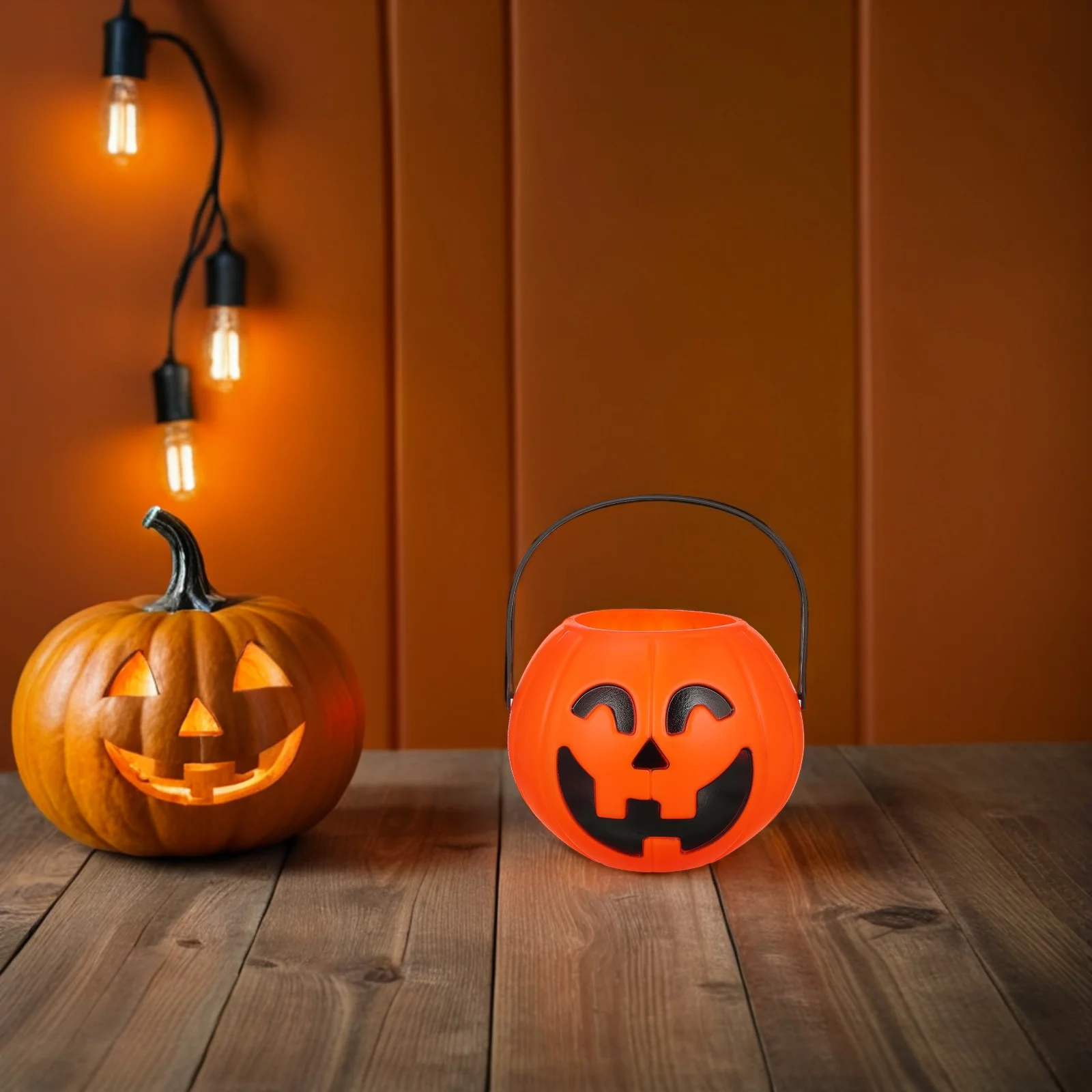 3 Pcs Decor Candy Pumpkin Bucket Fillable Plastic Pumpkins Halloween Trick-or-treat for
3 Pcs Decor Candy Pumpkin Bucket Fillable Plastic Pumpkins Halloween Trick-or-treat for