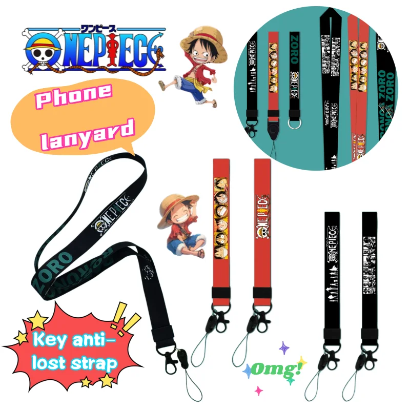One Piece Luffy Roronoa Zoro Mobile Phone Lanyard Long and Short Animation Cartoon Neck Lanyard Creative Wrist Anti-Lost Rope
One Piece Luffy Roronoa Zoro Mobile Phone Lanyard Long and Short Animation Cartoon Neck Lanyard Creative Wrist Anti-Lost Rope