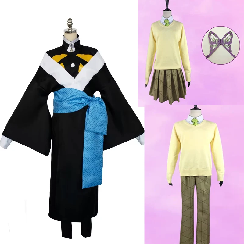 Anime Inatama kaigaku Kochou Shinobu Agatsuma Zenitsu Cosplay Costumes Halloween Christmas Play Party Uniform Sets
Anime Inatama kaigaku Kochou Shinobu Agatsuma Zenitsu Cosplay Costumes Halloween Christmas Play Party Uniform Sets