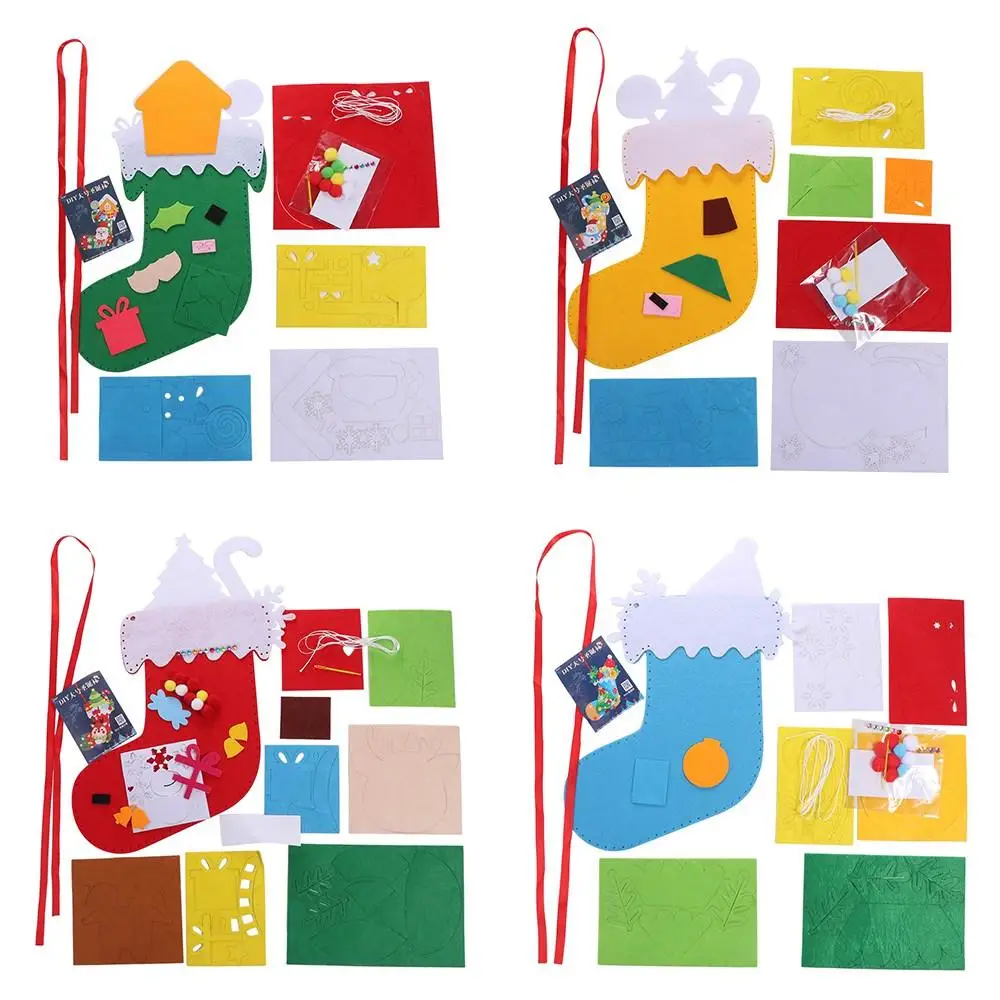 Non-woven Fabric DIY Christmas Stocking Snowman Santa Claus Xmas Non-Woven Socks Kriss Kringle House Decoracion
Non-woven Fabric DIY Christmas Stocking Snowman Santa Claus Xmas Non-Woven Socks Kriss Kringle House Decoracion