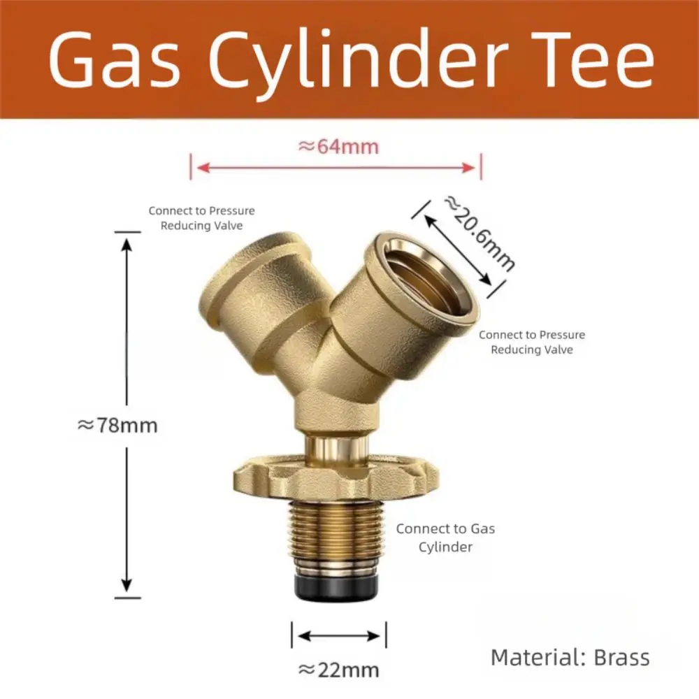 Brass Valve Fittings 4-point Y-shaped Gas Splitter Adapter stress relief with switch Gas tap changer Liquefied gas tank
Brass Valve Fittings 4-point Y-shaped Gas Splitter Adapter stress relief with switch Gas tap changer Liquefied gas tank