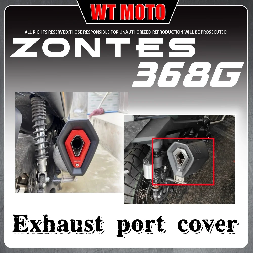 For ZONTES 368G exhaust pipe tail cover aluminum alloy anti-scalding protective cover decorative accessories for zontes 368g
For ZONTES 368G exhaust pipe tail cover aluminum alloy anti-scalding protective cover decorative accessories for zontes 368g