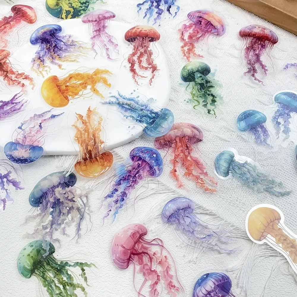 50Pcs Colorful Jellyfish Stickers Decals For Laptop Notebook Skateboard Guitar Helmet DIY Aesthetic Waterproof Sticker
50Pcs Colorful Jellyfish Stickers Decals For Laptop Notebook Skateboard Guitar Helmet DIY Aesthetic Waterproof Sticker
