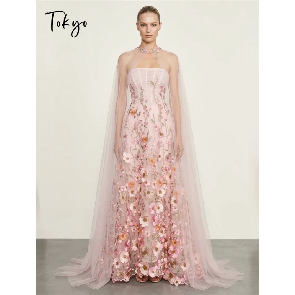 Tokyo Customized Elegent Floral Shawl Wedding Party Off the Shoulder Lace Embroidery Prom Dress Floor Length Evening Dress 2026
Tokyo Customized Elegent Floral Shawl Wedding Party Off the Shoulder Lace Embroidery Prom Dress Floor Length Evening Dress 2026