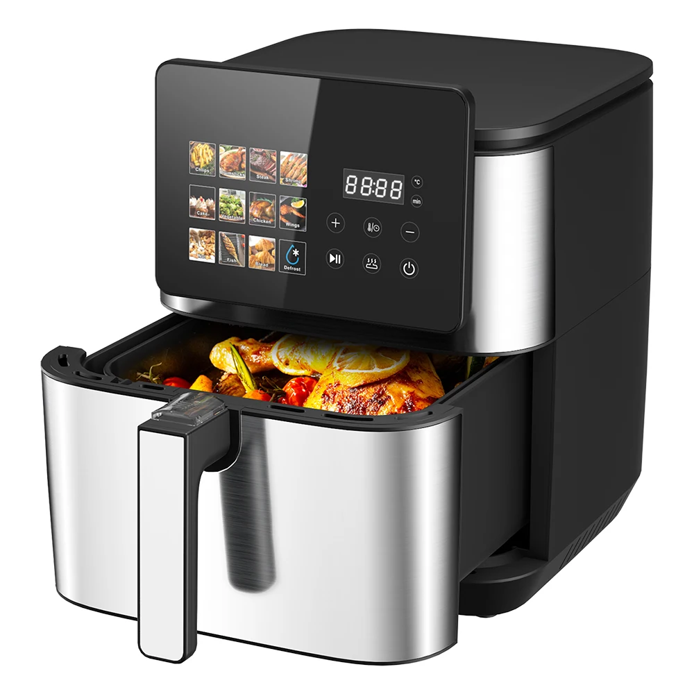 2026 New Model Multi-functional2025 New Items Hot Sale Air Fryer 8L 9L 10Lwith Big Colorful Direct Touch Screen Stainless Steel
2026 New Model Multi-functional2025 New Items Hot Sale Air Fryer 8L 9L 10Lwith Big Colorful Direct Touch Screen Stainless Steel