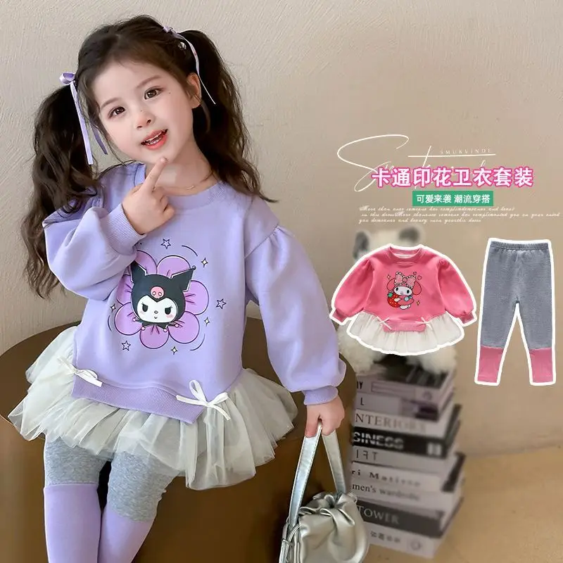Girly Heart My Melody Anime Kawaii Sanrio Long Sleeve Hoodie Pants Set Cute Kuromi Fashion Foreign Underpants Baby Clothes Toys
Girly Heart My Melody Anime Kawaii Sanrio Long Sleeve Hoodie Pants Set Cute Kuromi Fashion Foreign Underpants Baby Clothes Toys