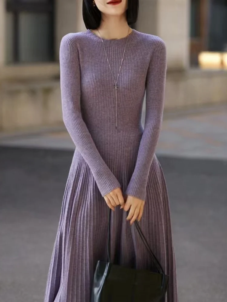 Женское платье-свитер LUCYSHIHATTU с V-образным вырезом, длинными рукавами, вязаное в рубчик, облегающее, миди, для весны и зимы
Женское платье-свитер LUCYSHIHATTU с V-образным вырезом, длинными рукавами, вязаное в рубчик, облегающее, миди, для весны и зимы