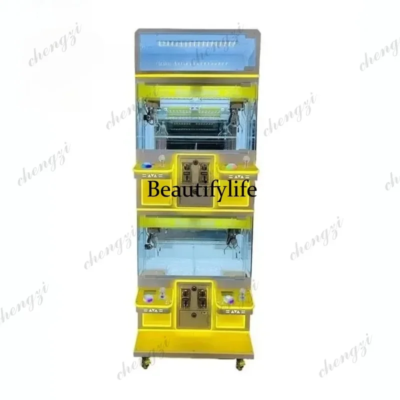 HR Mini 4-Player Claw Machine Kids Coin-Operated Amusement Cabinet with 4 Gift Toys Plush Grabber Crane Vending Game Machine
HR Mini 4-Player Claw Machine Kids Coin-Operated Amusement Cabinet with 4 Gift Toys Plush Grabber Crane Vending Game Machine
