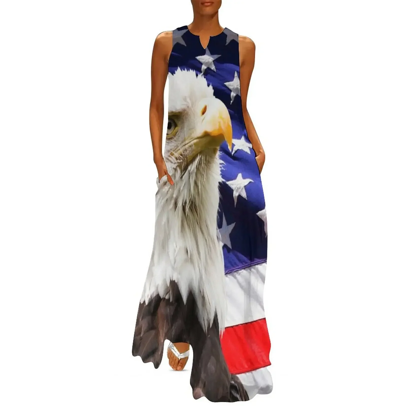 American Bald Eagle Flag Long Dress dress summer 2025 women women party dresses summer dress daily
American Bald Eagle Flag Long Dress dress summer 2025 women women party dresses summer dress daily