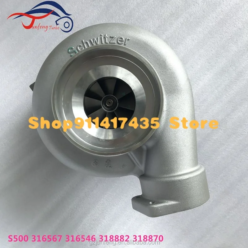 S500 Turbo 318882 318870 turbocharger for 2001-07 Perkins Truck Various with 4008TAG2A Engine
S500 Turbo 318882 318870 turbocharger for 2001-07 Perkins Truck Various with 4008TAG2A Engine